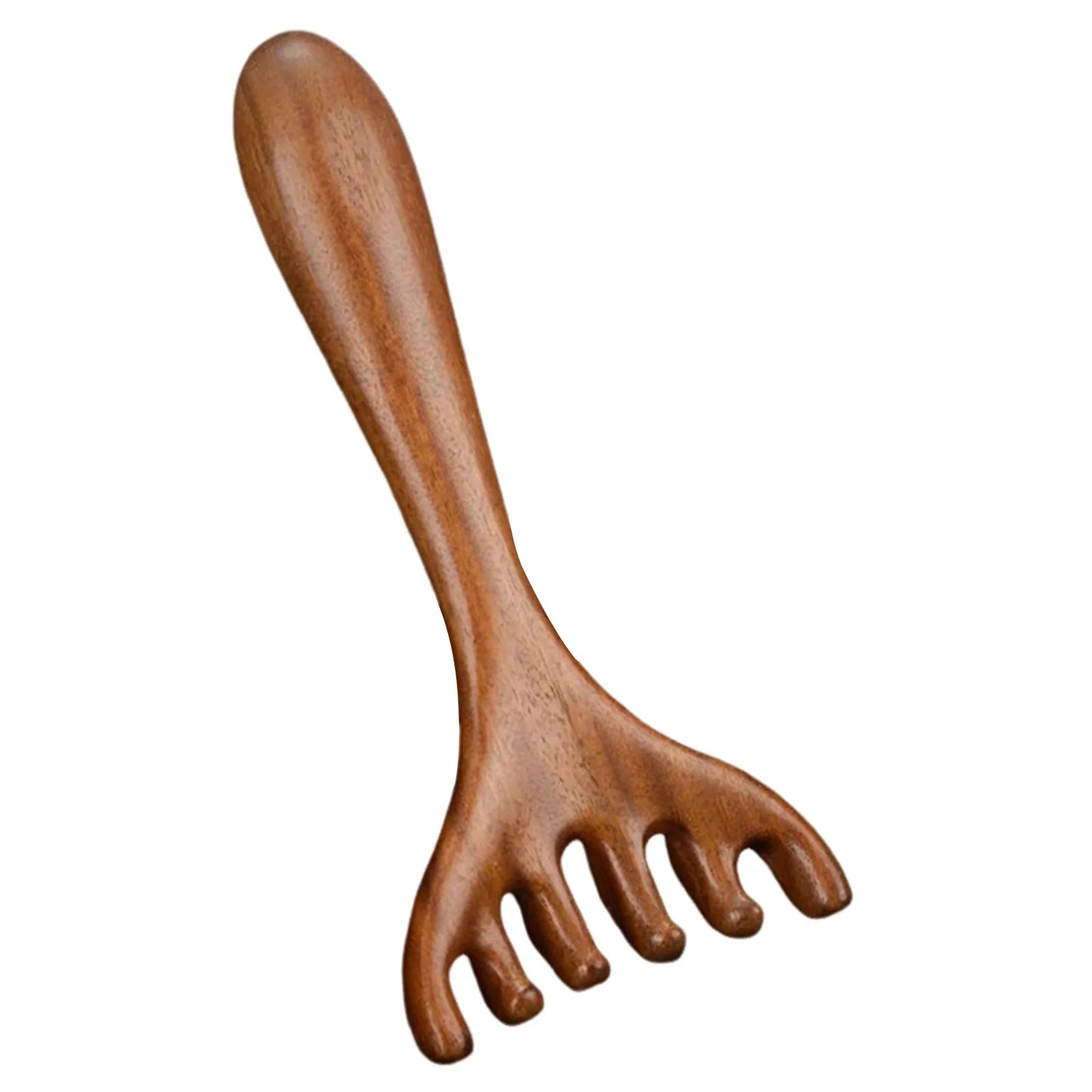 Wooden Massage Comb Wide Tooth Gua Sha Hair Comb for Scalp Massaging